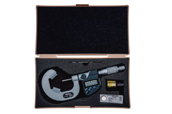 Mitutoyo Digital 3 Flute V-Anvil Micrometer 1-1,6" 314-353-30