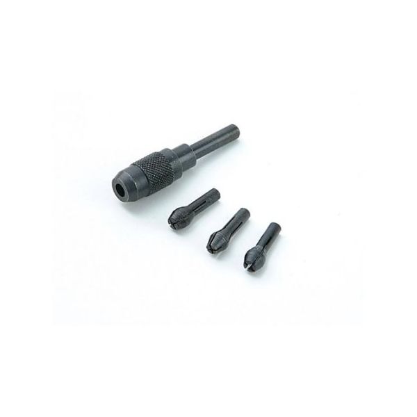 MHC 830-3104 Pin vise set Range 0-1mm, 0.8-1.5mm, 1.3-3.1mm & 3.0-4.8mm