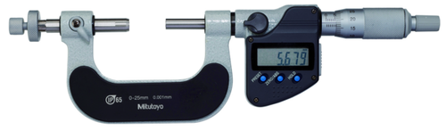 Mitutoyo Digital Gear Tooth Micrometer IP65 0-25mm 324-251-30