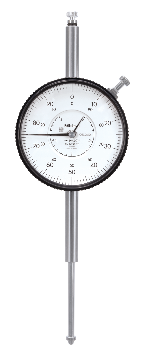 Dial Gauge, Lug Back, ANSI/AGD Type 3424S-19
