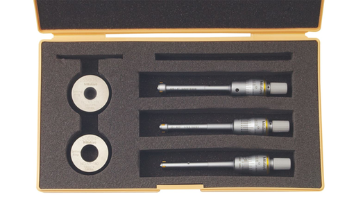 Mitutoyo 3-Point Internal Micrometer Holtest Set 0,275-0,5" (3 pcs.) 368-916
