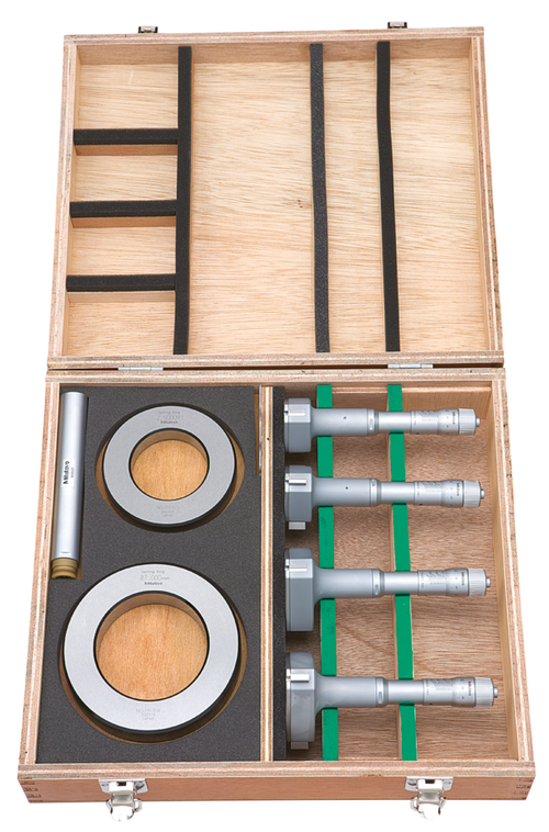Mitutoyo 2-Point Internal Micrometer Holtest Set 50-100mm (4 pcs.) 368-993