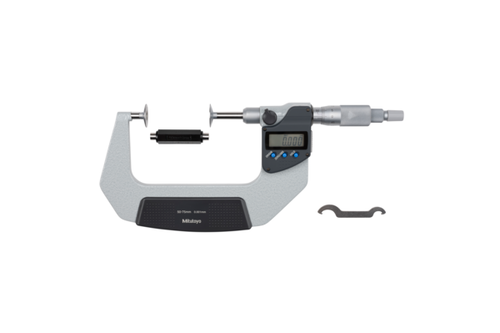 Mitutoyo Digital Disc Micrometer 50-75mm, Non-Rotating Spindle, Disk=20mm 369-252-30