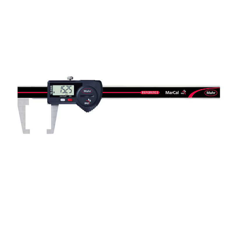 Digital  Groove calipers Neck Jaw Type MarCal 16 EWR-AA 4103079 Measuring range: 0 - 150 mm Resolution mm/inch: 0.01 / .0005"