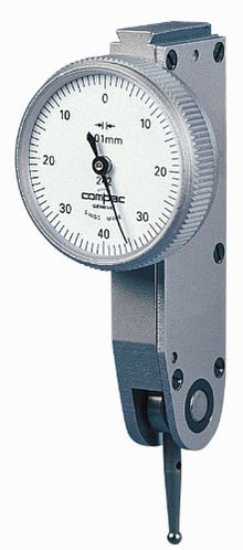 Compac Test Indicator 213G Series Reading: .01mm, Range 1.5mm, Face 40mm Reading 0-25-50, Stylus Length 18mm,