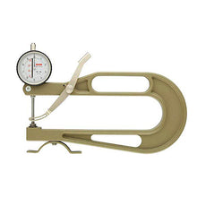 K-200-B Analog Thickness Gauge, 30mm range, 200mm Jaw Depth, 20mm dia feelers (Code B) For rubber, felt*, soft materials*, non wovens*, etc