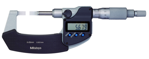 Mitutoyo Digital Blade Micrometer, Blade=0,75mm 0-25mm 422-230-30