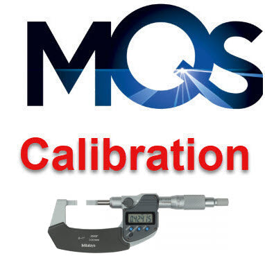 Calibration of Digital Blade Micrometer  Excluding Setting Rod  Excluding Setting Rod  UKAS C422D1