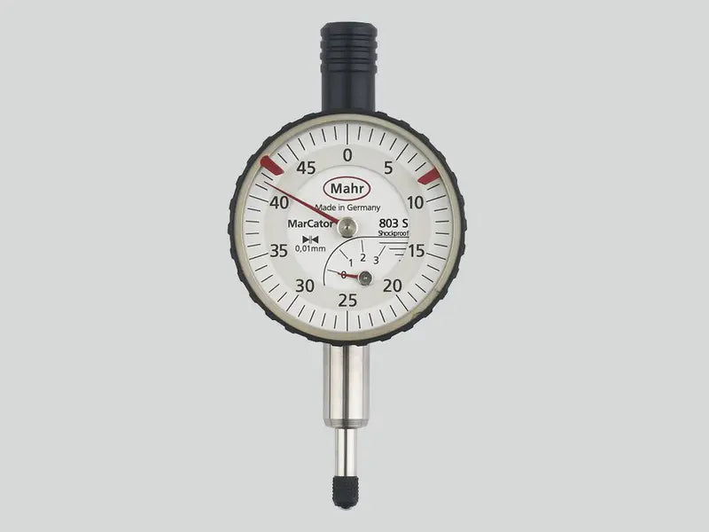 MarCator 803 S Art. no. 4324000 Small dial indicators MarCator 803 S DIN 878 Measuring span in mm: 3mm Graduation value mm: 0.01