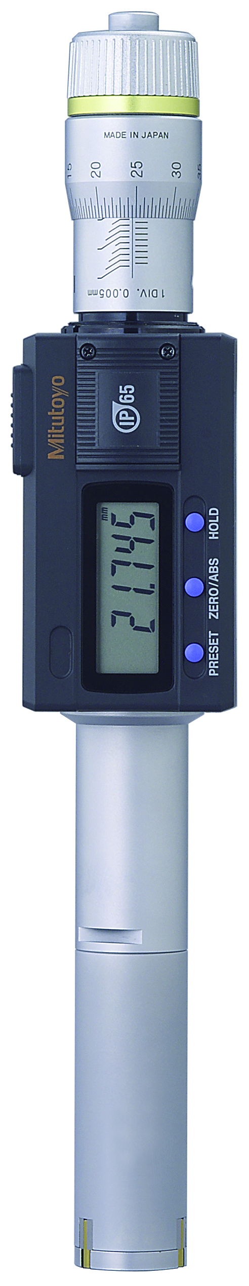 Mitutoyo Digital 3-Point Internal Micrometer 20-25mm, IP65, 468-166