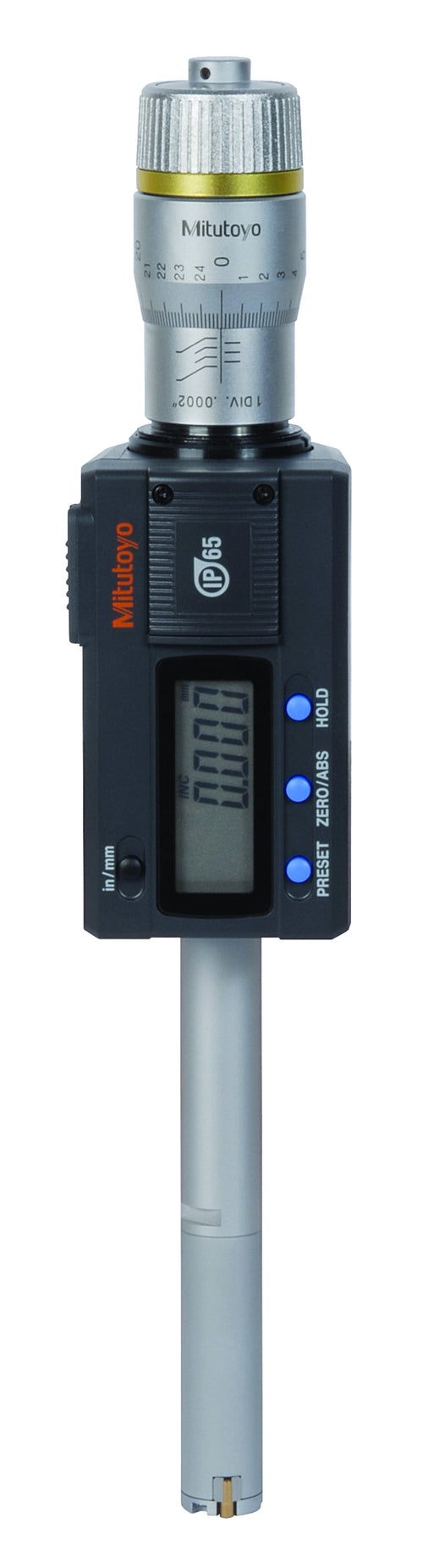 Mitutoyo Digital 3-Point Internal Micrometer 12.7mm-16.51mm/0.5-0.65? 468-264 with free UKAS Certificate