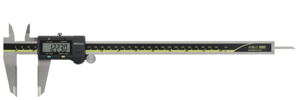 Mitutoyo Digital ABSOLUTE AOS Calipers 0-300mm (0-12") W/O Output Carbide OD/ID Jaws 500-166-30