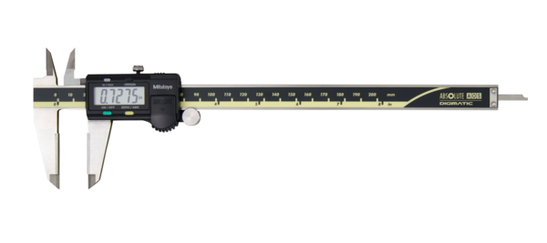 Mitutoyo Digital ABS AOS Caliper 0-200mm x .01mm, Blade 500-182-30