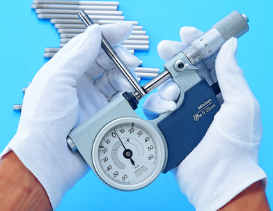 Mitutoyo Indicating Micrometer with Button Left 510-151