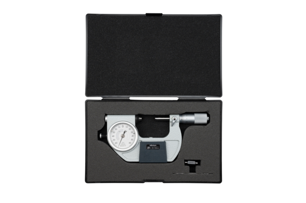 Mitutoyo Indicating Micrometer with Buttonon left side 25-50mm 510-122