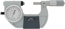 Mitutoyo Indicating Micrometer with Buttonon left side 25-50mm 510-122