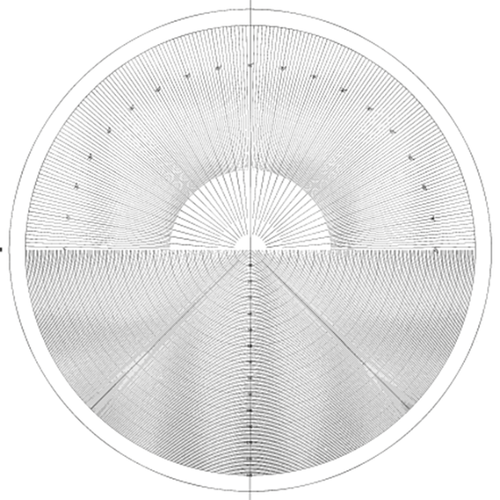 Overlay chart set for Projector No. 11-22 12AAM027