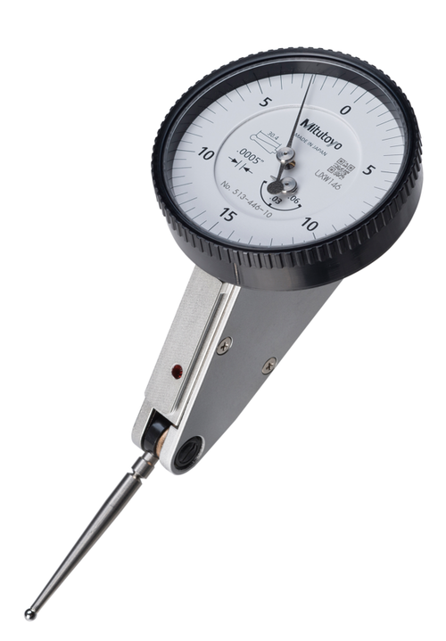 Dial Test Indicator, Horiz. 20° Face 0.06", 0.0005", 4/9,52mm Stem 513-446-10T
