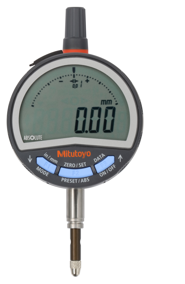 Mitutoyo 543-716B (0.01mm) Flat Back ABSOLUTE Low Force ID-C Digital Indicator 0-12.7mm (0-0.5″)