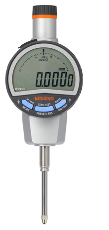 Mitutoyo 543-722B (0.01mm/0.001mm/.0005",.00005") ABSOLUTE Digital Indicator ID-CX Flat Back 0-25mm (0-1?) 3/8" stem