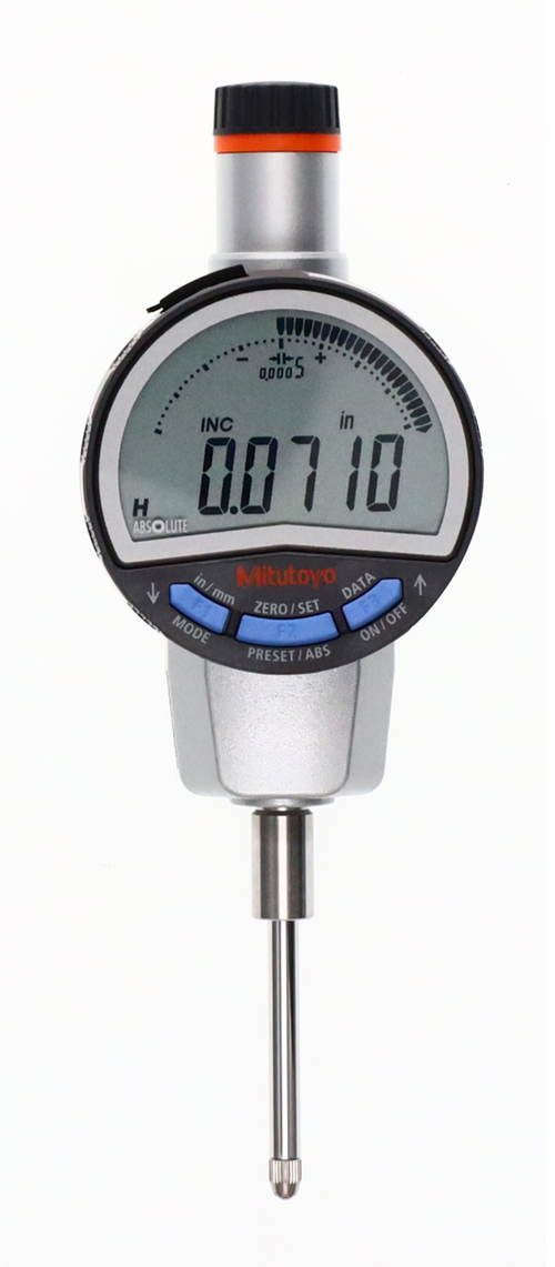 Digital Indicator ID-C, ASME/ANSI Type Inch/Metric, 1", 0,0005", Flat Back Plate Art No. 543-727B