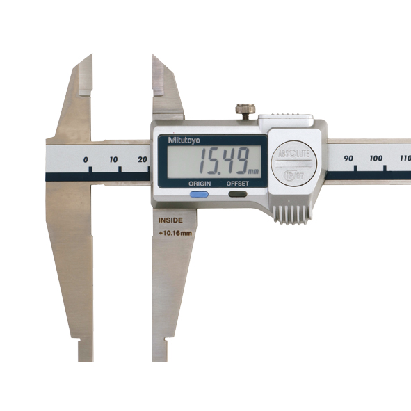 Mitutoyo Digital ABS Caliper Nib Style/Std. Jaws IP67, 0-200mm 551-301-20