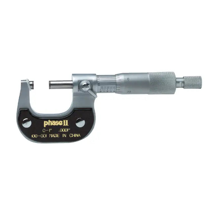 Shars Phase 11 Micrometer 0-1" x .0001"