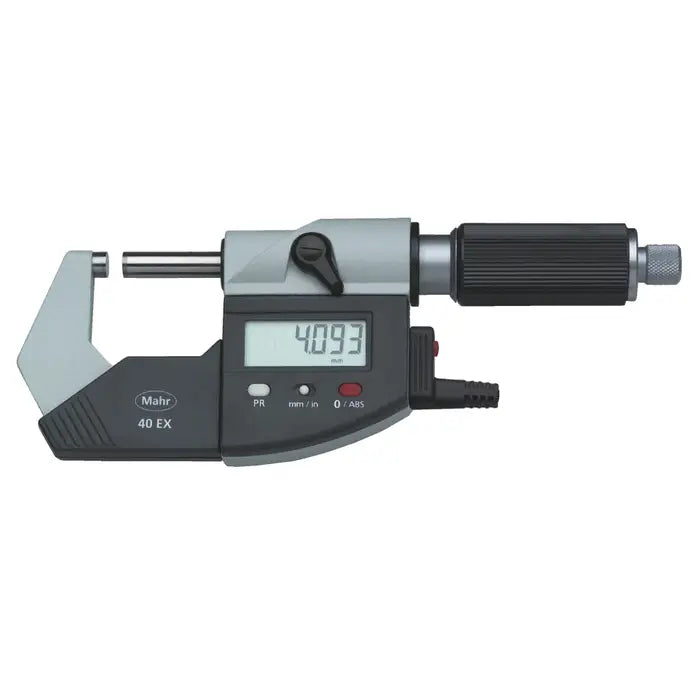 MAHR FEDERAL 4150570 0 - 1" (0 - 25mm) Range, .0005" Graduation Flat End Spindle Outside Micrometer