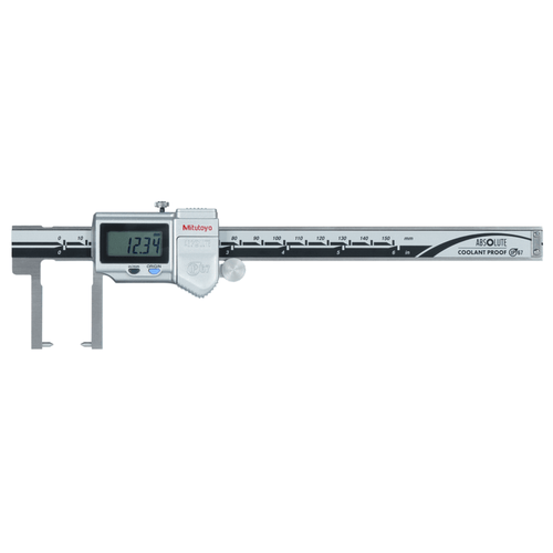 Mitutoyo Digital ABS Neck Caliper Inch/Metric, 0-6", IP67, Thumb Roller 573-752-20
