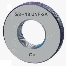 UNF Ring Gauge Class 2A (Go) Size 5/8-18UNF Code Number P9028-G5/818