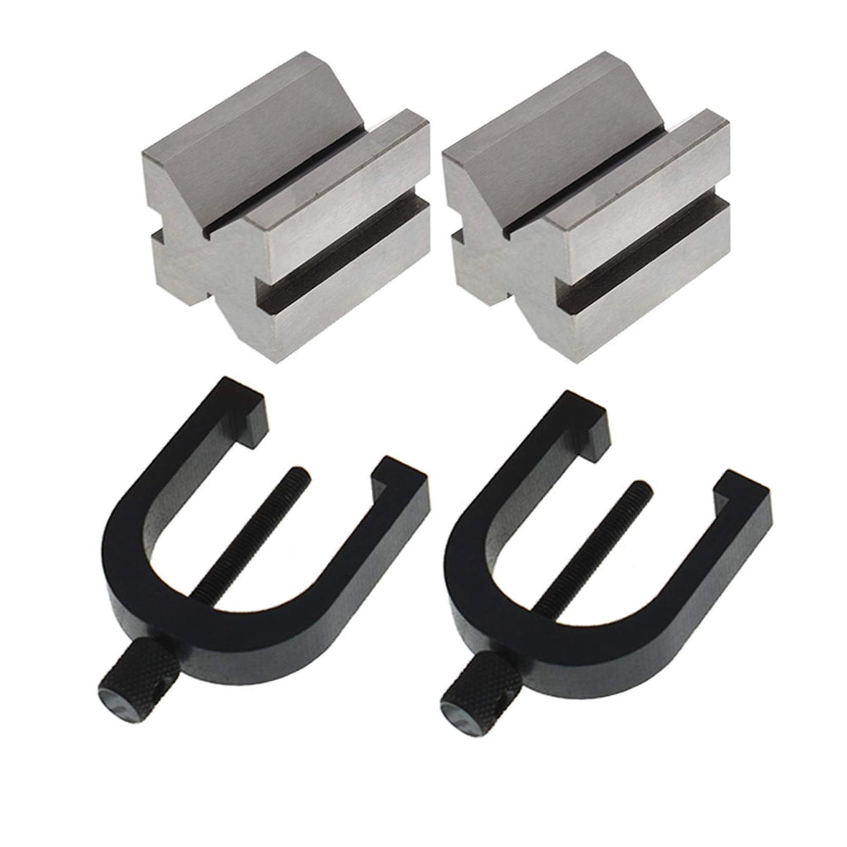 MHC V-Block Set, 420-3043 V-Block Set 2 pieces: Precision V-blocks 2-3/4"H x 3-1/2" W x 4-7/8" L, Capacity 2-1/8"