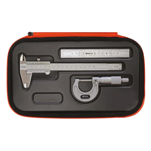 Mitutoyo Soft Case Tool Kit Components for 64PKA284 Mitutoyo 64PKA284UK Mechanica Toolkit Includes: 103-137 + 530-312 + 182-105 in a Padded Mitutoyo case