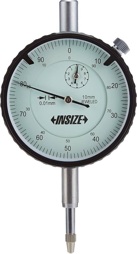 Insize Standard Indicator, Lug Back, ISO Type, 10mm, 0,01mm 2803-10