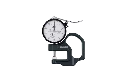 Dial Indicator Thickness Gauge 0-10mm, 0,01mm, Standard, Ceramic Contact Elements 7301A