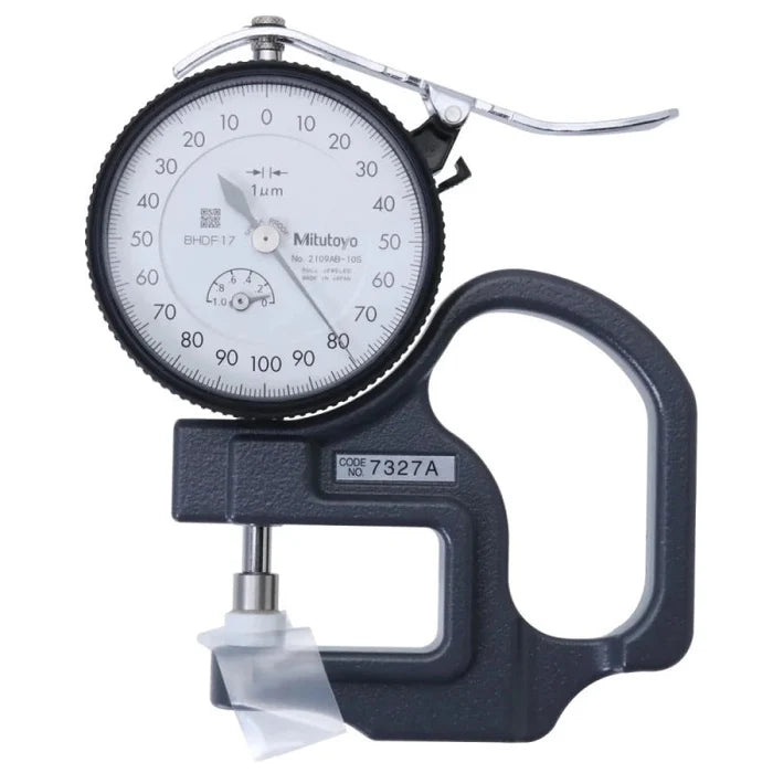 Dial Indicator Thickness Gauge 0-1mm, 0,001mm, Standard, Ceramic Contact Elements 7327A