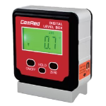 Digital Engineers Level Digital Level Box Model: 82412VB-00 Measurement Range: 2 x 180°, Accuracy: ±0.1° with magnets no level