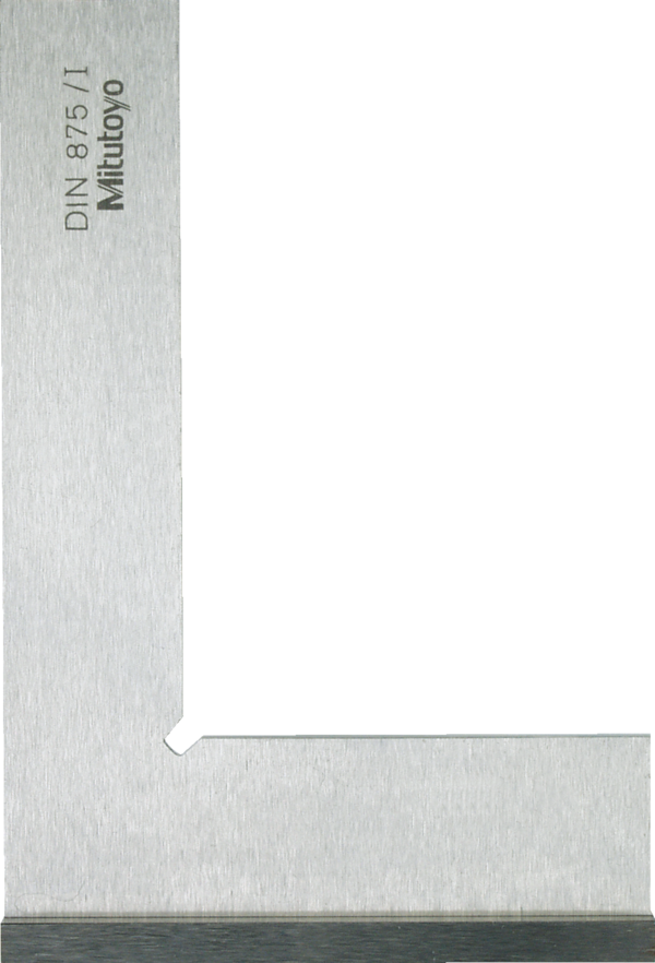 Try Square with Shoulders, DIN 875 150x100mm, Grade 1,  Steel 916-323
