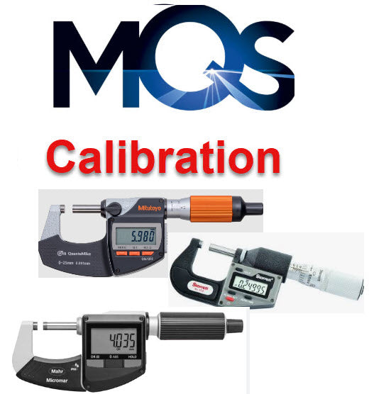 Calibration of Mitutoyo High Accuracy Micrometer .0001mm/.00005" 293-130 UKAS, 0-25mm