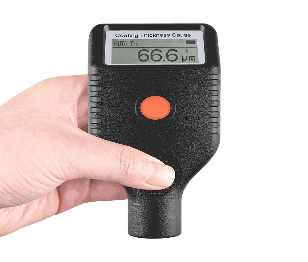Coating thickness gauge - PT-600 -PS Paint Thickness Gauge FE/F/N With Blue Tooth  With External Probe