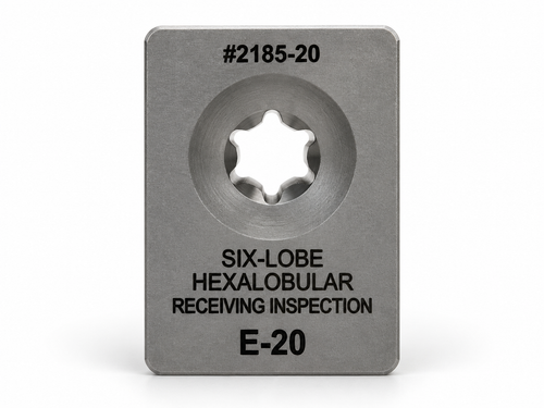 Universal Punch #1185 6-Lobe (TX) Final Inspection Gauge (Copy)
