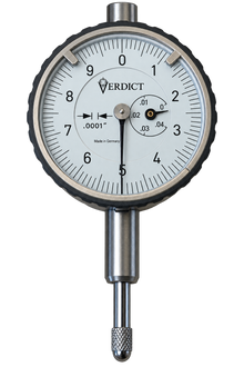 Verdict 23/2051 kaefer High Precision Dial Gauge KFZ0T shockproof Dial Indicator, 40mm face graduation, Reading 0.0001" Range .04" Range per revolution 0.01"