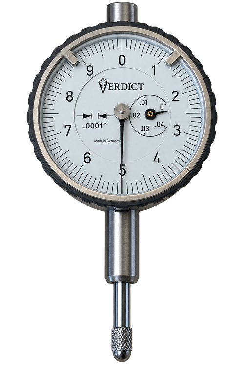 Verdict 23/2051 kaefer High Precision Dial Gauge KFZ0T shockproof Dial Indicator, 40mm face graduation, Reading 0.0001" Range .04" Range per revolution 0.01"