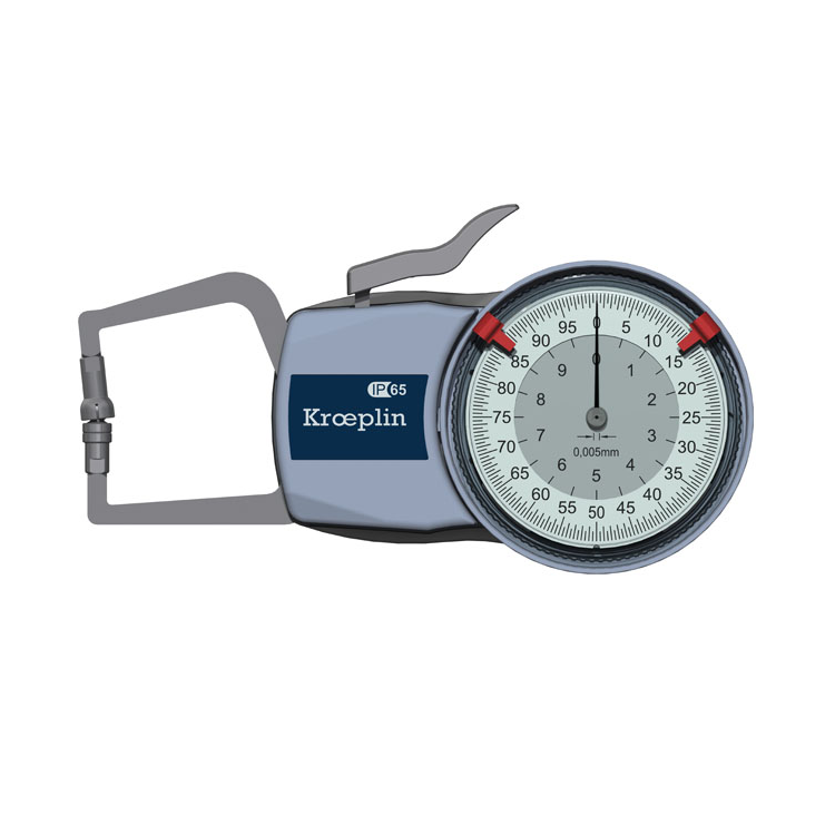 Kroeplin D110T External Dial Caliper 0-10mm