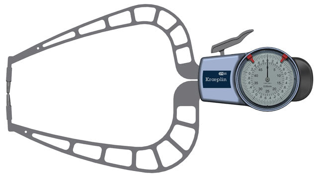 Mitutoyo External Dial Caliper Gauge , 0,005mm D450,  0-50mm ( Mitutoyo Equivalent 209-911)