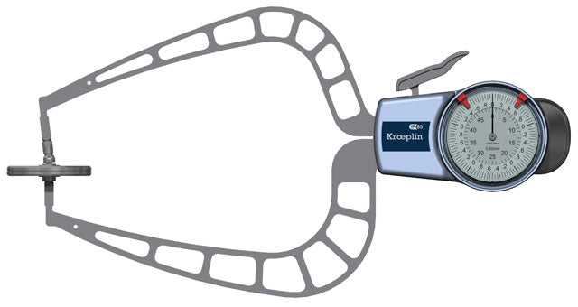 Mitutoyo External Dial Caliper Gauge , 0,005mm D450T,  0-50mm