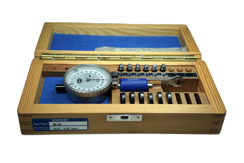 Diatest E0 Split ball probe set 0.0375-0.0610" with 10 probes and 10 Ring gauges