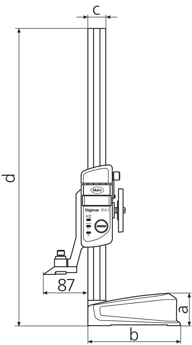 Mahr Digital Height Gage Digimar 814 SR 4426100