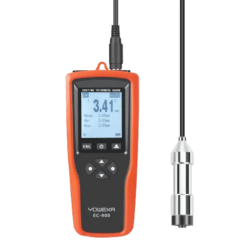 EC-900 Coating thickness Gauge 0-2000µ Accuracy 2% Res .01µ,  F & N