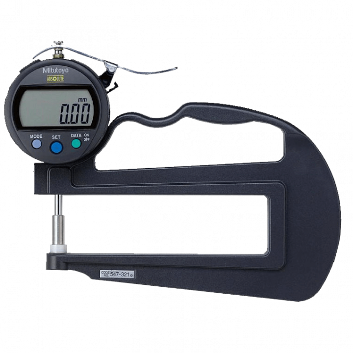 Digital Thickness Gauge, Deep Throat 0-10mm, 0,01mm 547-321