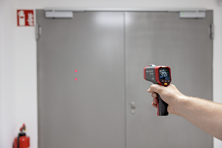 KERN® Infrared thermometer JIT 200 Temperature [Min] (°C)-32 °C Temperature [Max] (°C) 1100 °C